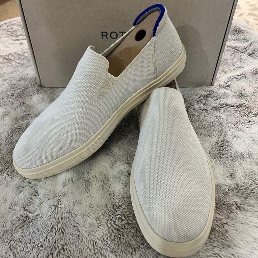 Rothy’s white shoes